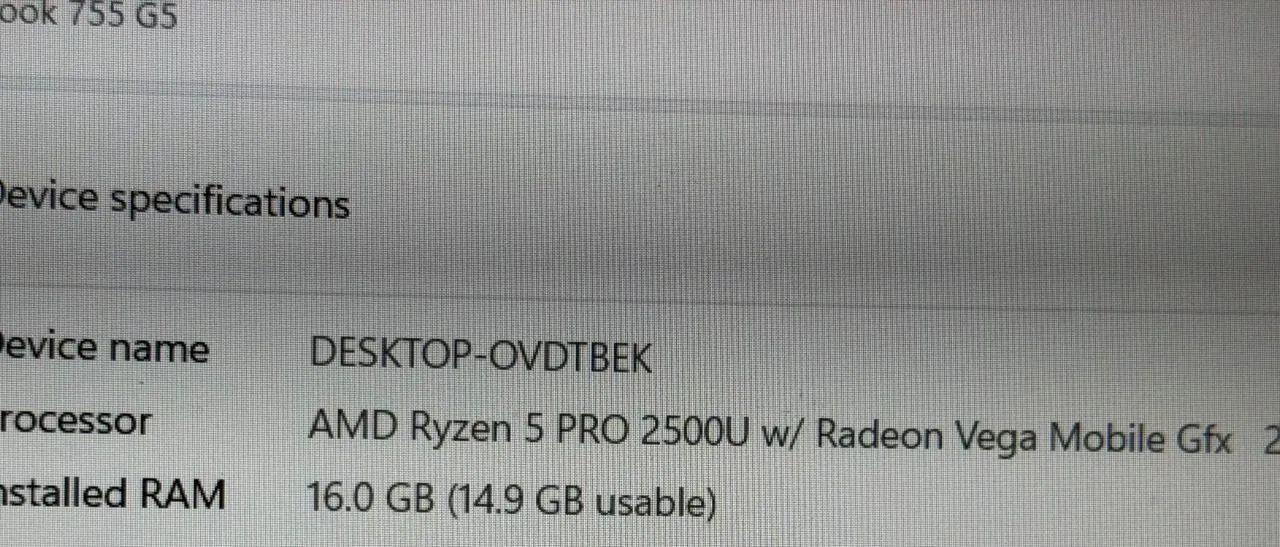 HP ELITEBOOK 15.6 (256/16)-1