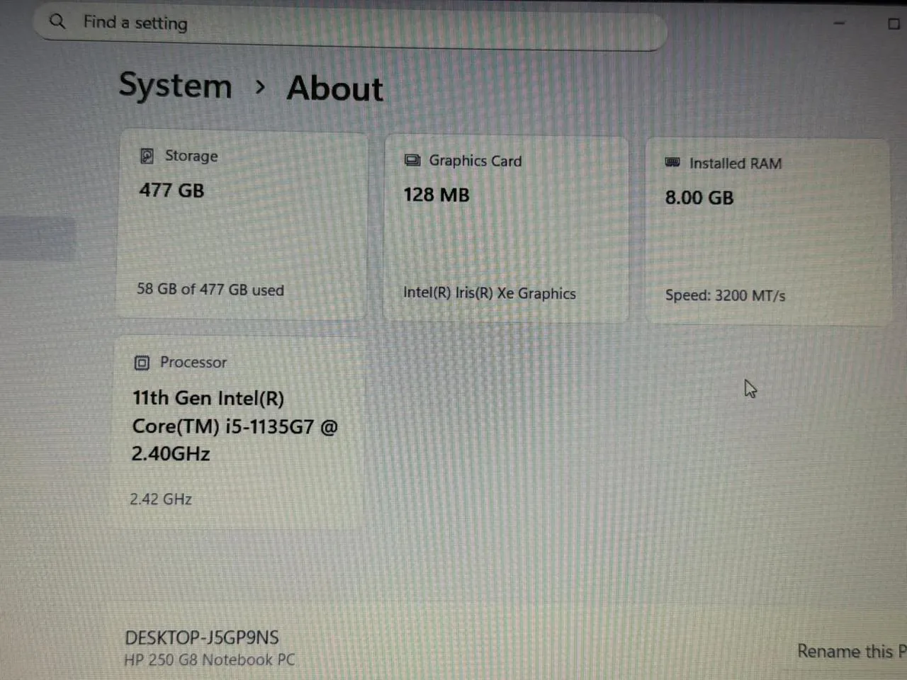 HP NOTEBOOK 250 G8 (512/8)-2