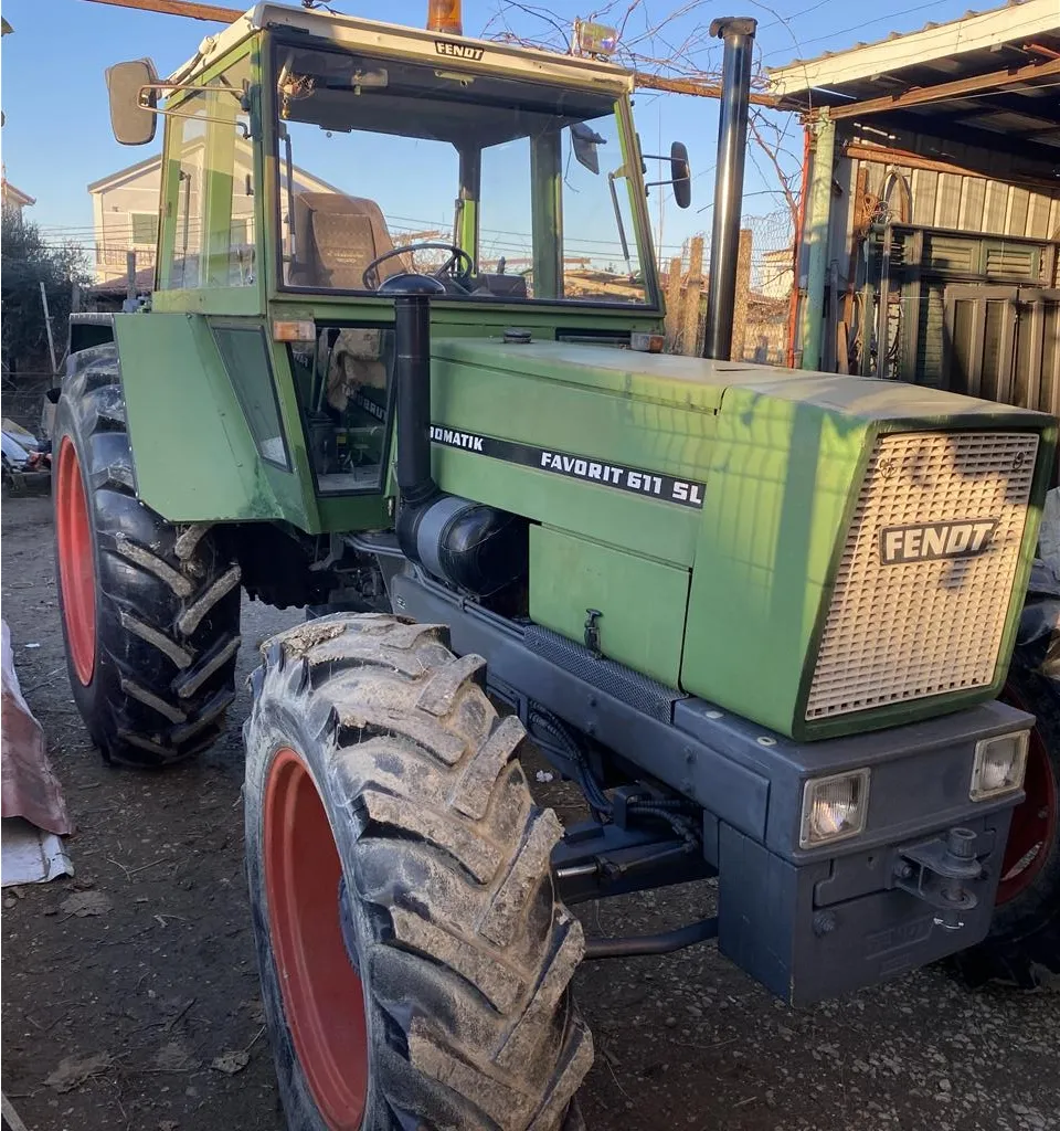Fendt Favorit 611 SL 130 PS, 1984, me plug dhe frezë