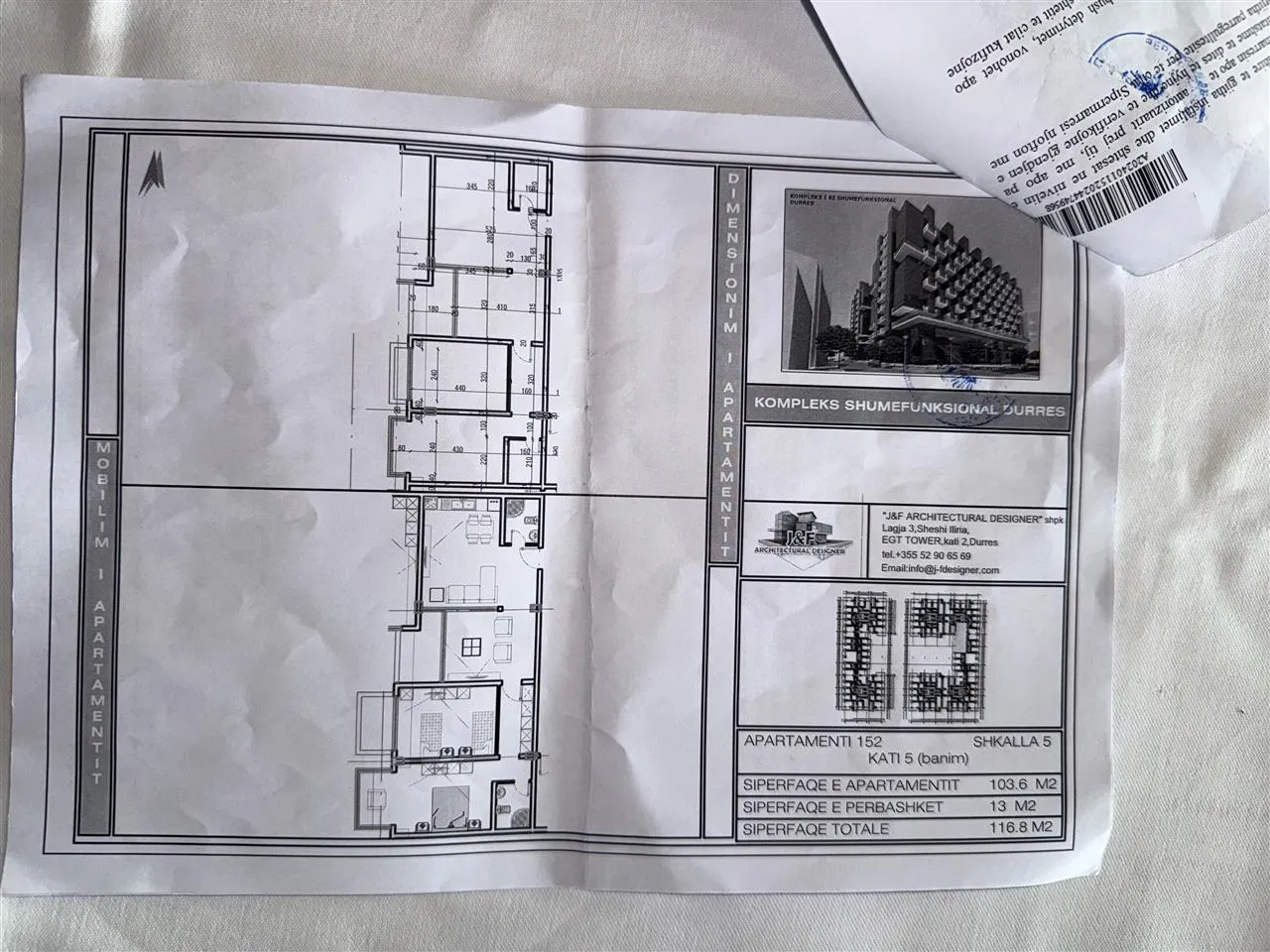 SHITET APARTAMENT 2+1 NDERTIM I RI-2