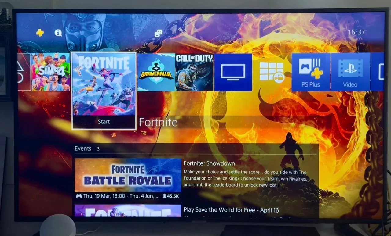 Ps4(1Tb/15Lojra/CallofDutyFortnite etj)-5