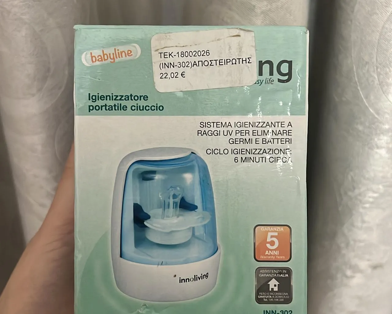 Sterilizues per biberona