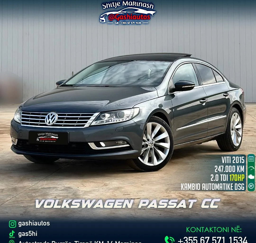 VW CC 2.0 TDI BLUEMOTION 2015 Automatik